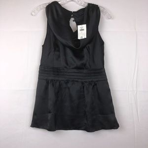 ♧Banana Republic Size 4 Sleeveless Charcoal Blouse